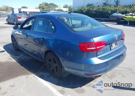 2015 Volkswagen Jetta 2.0L S из США, поврежденный, VIN 3VW2K7AJ3FM351491